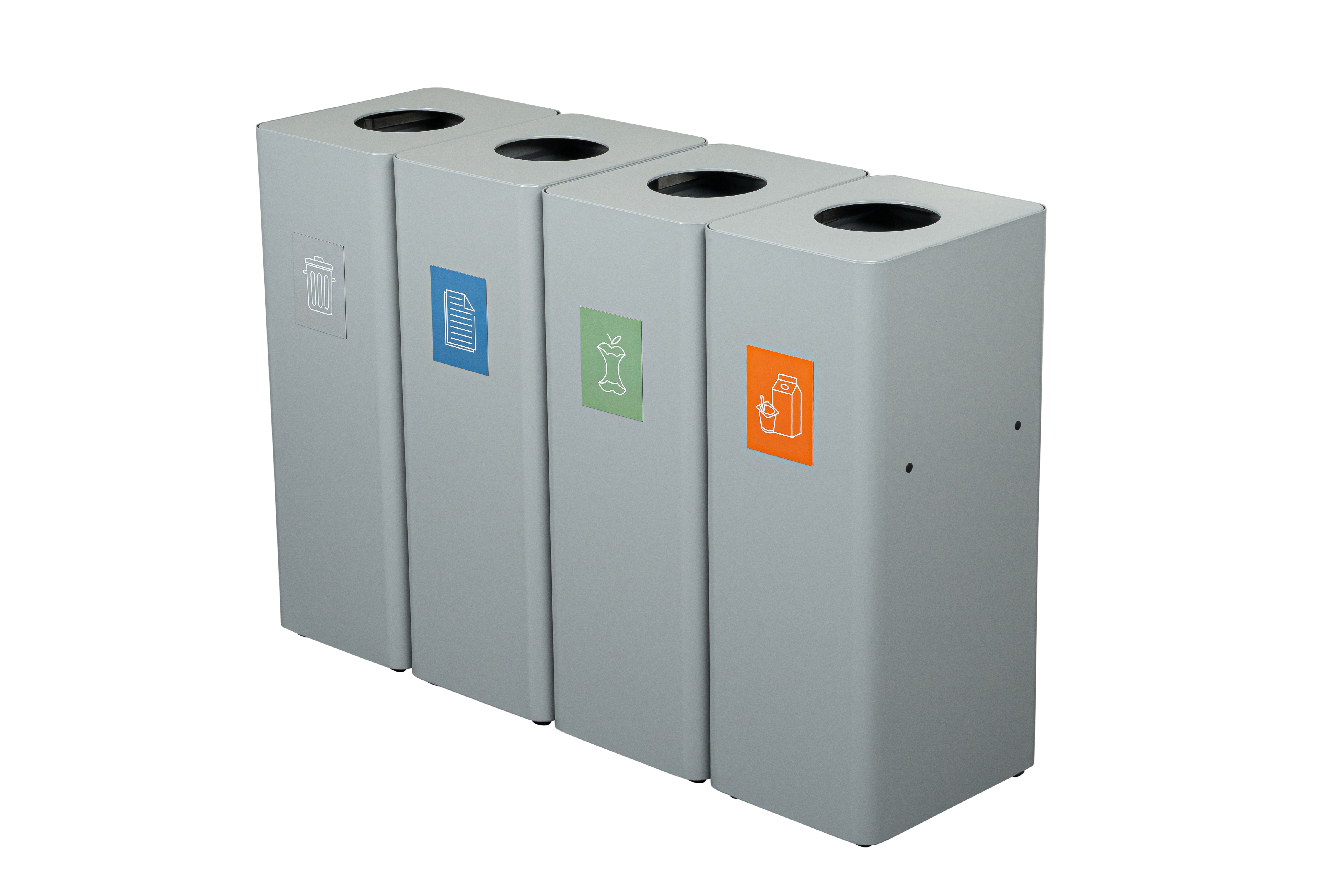 Abfallbehälter Ergofy 60 Liter grau