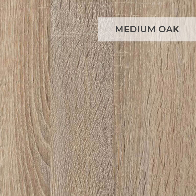 Tischplatte Ergofy Melamine 25mm  160x80cm medium-eiche